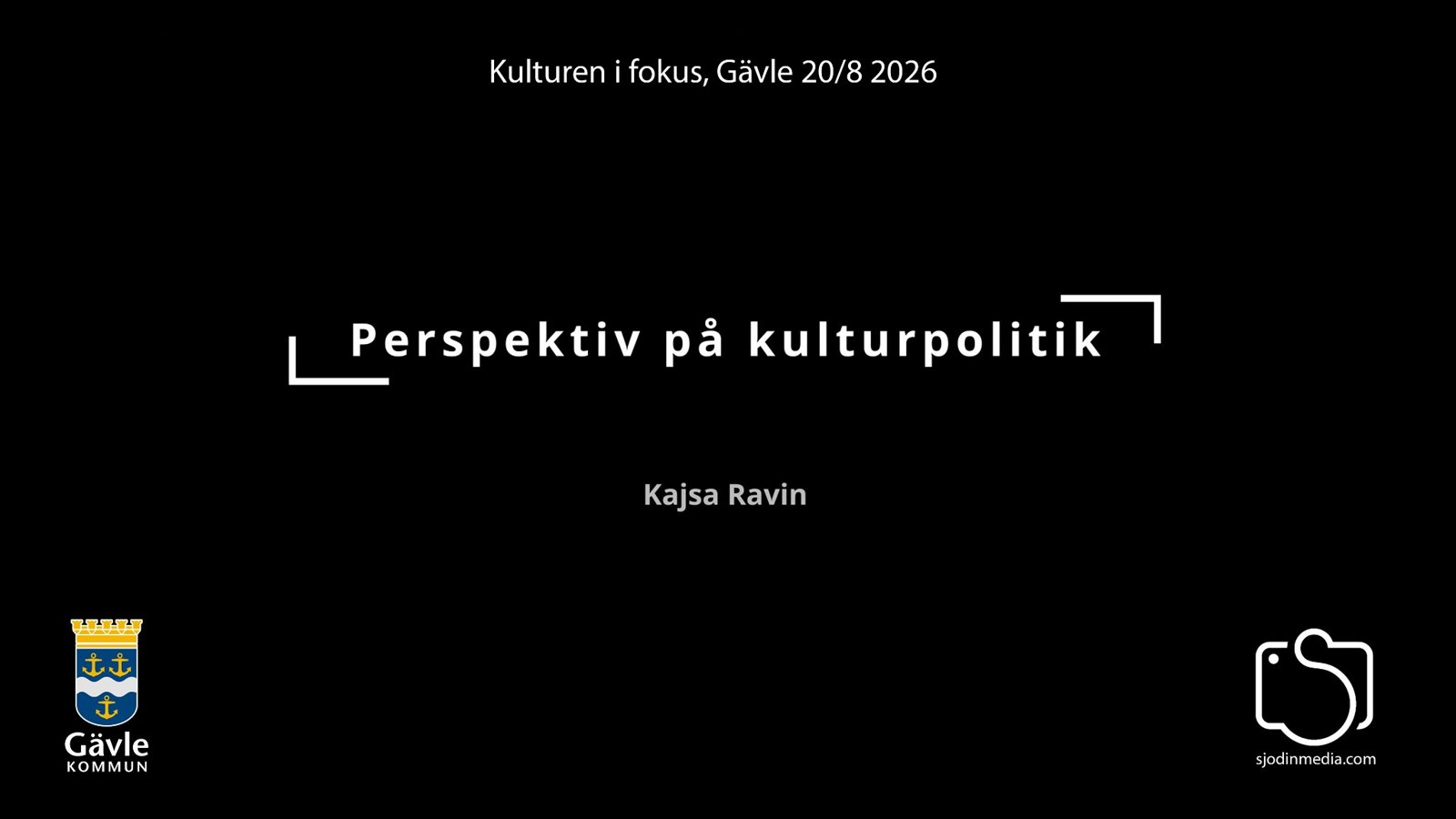 Startbild för filmen Välkommen och Perspektiv på kulturpolitik